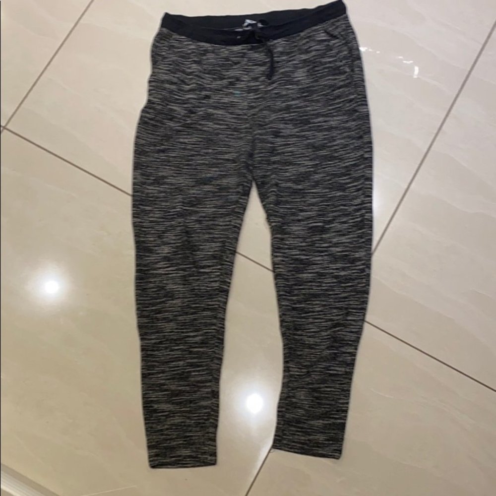 Jo&Co Jeans Women Black Grey Knit Sweatpants Size Large